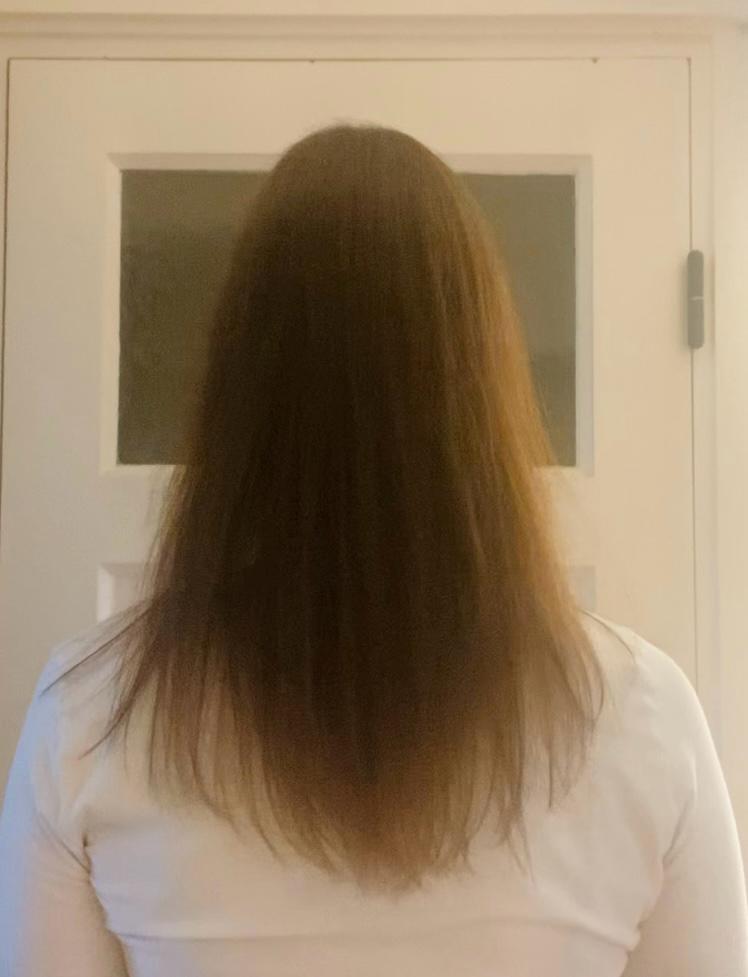 Hair Oiling Nachher (nach vier Wochen)